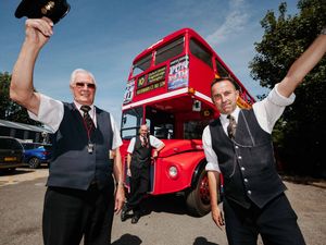 Supporting image for story: Crowds of people turn out to see vintage vehicles at Severn Valley Railway stations