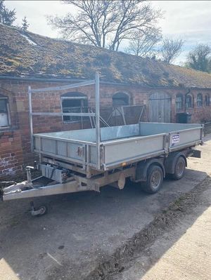 The trailer that was stolen in the theft
