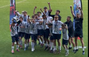 Lifting the trophy.

Sponsors:

McConnells of Ludlow.
International Insignia limited.
Radnor Water.