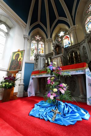 Flower festival at St Mary and St John's Church, Wolverhampton. Pic: Tim Thursfield