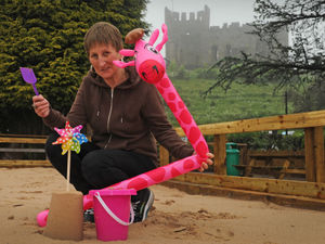 Supporting image for story: Dudley Zoo unveils new bostin’ beach thanks to Doreen Tipton 