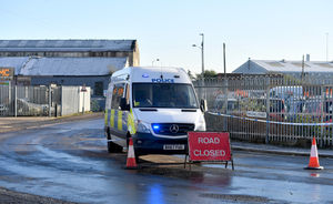 Roads were still closed on Thursday after the huge fire in Wolverhampton, off Lower Horseley Fields