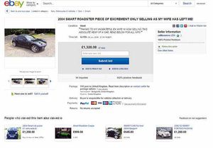 The advert for the Smart car