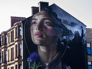 Mary Barbour mural, Glasgow