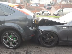 Supporting image for story: Assault arrests after two-car crash on New Birmingham Road