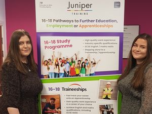 Supporting image for story: Ladder for the Black Country: Seeing double as twins get apprentice posts 