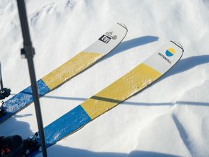 Supporting image for story: Skis made from recycled turbine blades to hit the slopes
