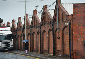 A view of the old Sunbeam factory on Moorfield Road, Wolverhampton
