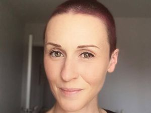 Supporting image for story: Shrewsbury abuse survivor raises thousands with charity head shave