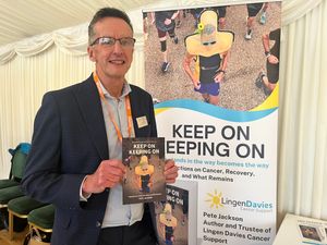 Pete Jackson, Lingen Davies Trustee, launching his new book 'Keep On Keeping On' in the Houses of Parliament.
