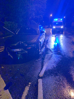 The aftermath of the crash. Photo: @EttingshallWMP