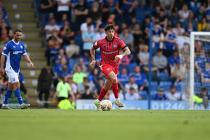 Alfie Chang scored his first senior goal at Chesterfield. (Image by Owen Russell)