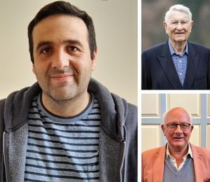 Clockwise, from left: Councillors Darren Childs, Robert Owen and James Hepworth have refused to apologise for the complaints they made against Beverley and Stuart Waite. Picture: Ludlow Town Council