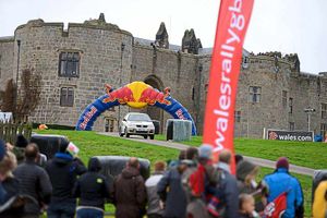 Supporting image for story: Watch: Rain fails to dampen spirits at Shropshire's Wales Rally GB