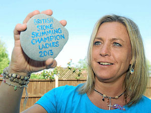 Supporting image for story: Emma making ripples as top stone skimmer