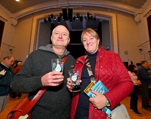 Mike and Andrea Gaskin at the beer festival