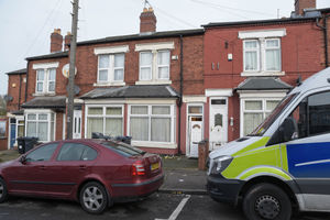 Cannabis plants were found inside the house in Kentish Road on the border of Smethwick and Handsworth after police investigated an armed raid. Picture: @SnapperSK