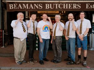 Supporting image for story: Bridgnorth butchers' hairy lamb chops raise thousands for hospital charity