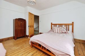 There are three generous-sized bedrooms