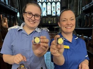 Supporting image for story: Nursing students celebrate after getting badges of honour