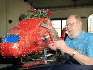 Supporting image for story: Meccano modellers show off their work