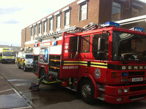 Supporting image for story: Firefighters tackle blaze at Tipton factory