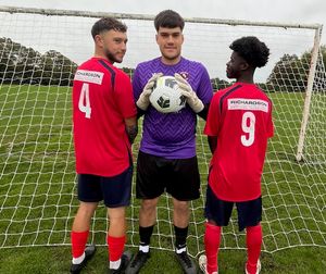 Eugene, Ben and Jack from Warley Athletic FC