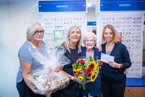 Emma Round, Assistant Branch Manager, Dee Wilkes, Branch Manager, Shelia Basford and Emma Hale, Sales Advisor