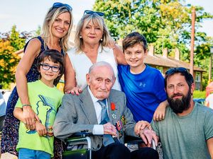 Supporting image for story: 'I never expected my very own street party': Albrighton turns out to celebrate war veteran Bill's life