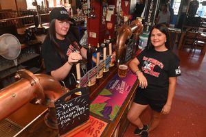 T-Shirts and pints of Lump Hammer will be available for customers to enjoy