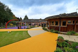 The newly transformed Centred Garden at Acorns Children's Hospice, Walsall.