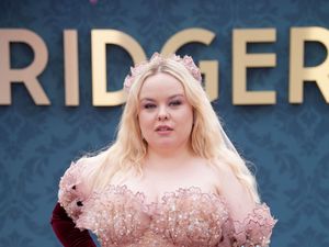 Supporting image for story: Nicola Coughlan says Gaza pin is ‘call to Joe Biden’ at Bridgerton screening