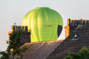 Oswestry's Balloon Festival returned over the weekend. Picture: Graham Mitchell.