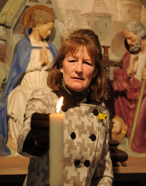 Lord-Lieutenant of Shropshire Anna Turner, at Shrewsbury Abbey