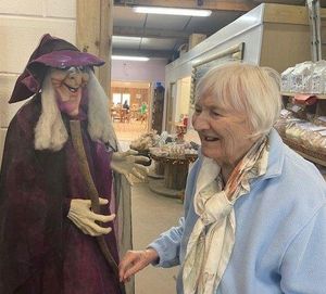 Supporting image for story: Creative pumpkin carving for care home residents