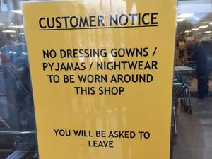 Supporting image for story: Pyjama drama: Time to call it a day say Shropshire shoppers after store ban