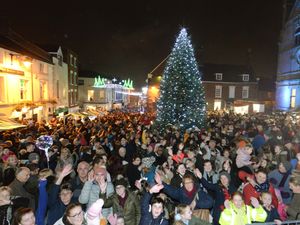 Supporting image for story: Packed-out town square to see Oswestry's Christmas lights big switch-on