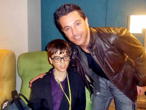 Supporting image for story: Terminally ill teen whisked from Wolverhampton to London to meet hero Gino