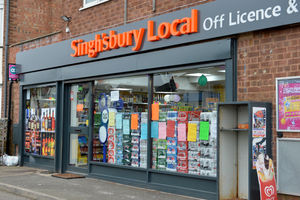 'Singh'sbury Local' on the Bushbury Road, Wolverhampton.