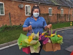Supporting image for story: Flowers delivered to cheer up care customers across Shropshire