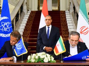 Supporting image for story: Iran and UN nuclear watchdog sign agreement seeking path to restart co-operation