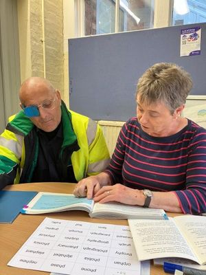 Reader Shane with his Coach Marjorie