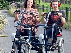 Supporting image for story: Autistic teen's delight at special trike which has 'changed his life'