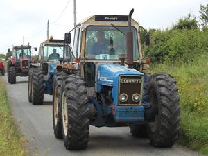 Supporting image for story: Over 260 tractors congregated for the 11th running of the annual Welsh National Tractor Road Run