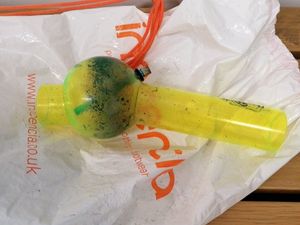 Supporting image for story: 'We'd like a chat': Drug users' bong found in Market Drayton park
