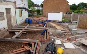 Mess – Mrs Large has had to put up with this view