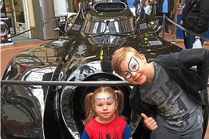 Supporting image for story: Batman lands in Walsall shopping centre