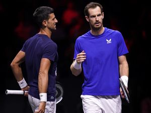 Novak Djokovic, left, was briefly coached by Andy Murray, right (John Walton/PA)
