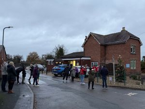 The community Ellerdine ahead of their Christmas countdown