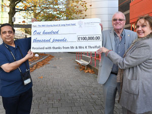 Supporting image for story: Ex-Wolves director donates £100,000 to New Cross Hospital that saved his life